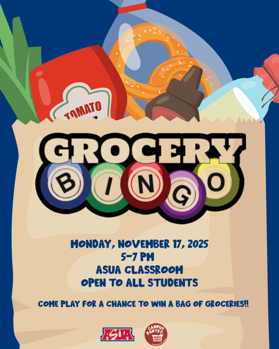 Flyer for Grocery Bingo